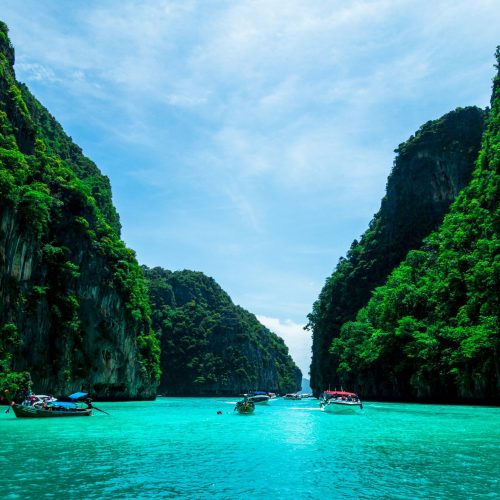 Beautiful beach vacation in Thailand